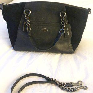 Coach Chain Prairie Leather Satchel